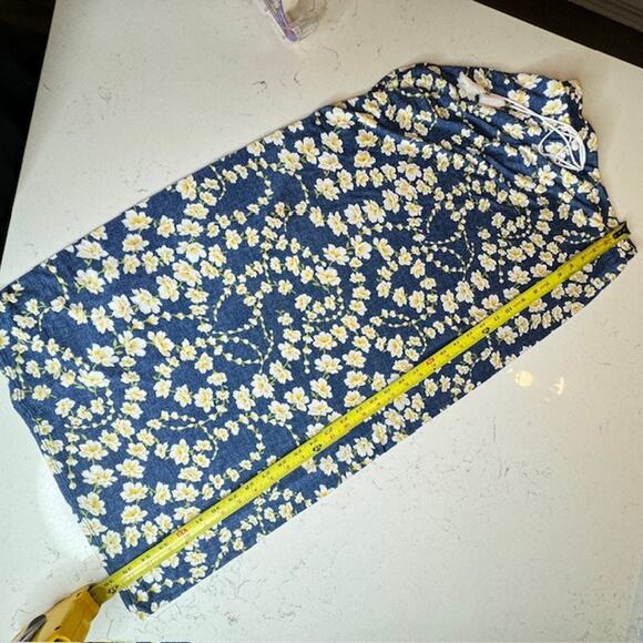 Emi & Joe Floral Daisy Stretchy Maxi Skirt Size Medium - Picture 9 of 9